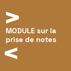 Vignette Prise de notes Deployer ecri+ dans son enseignement ou sa formation